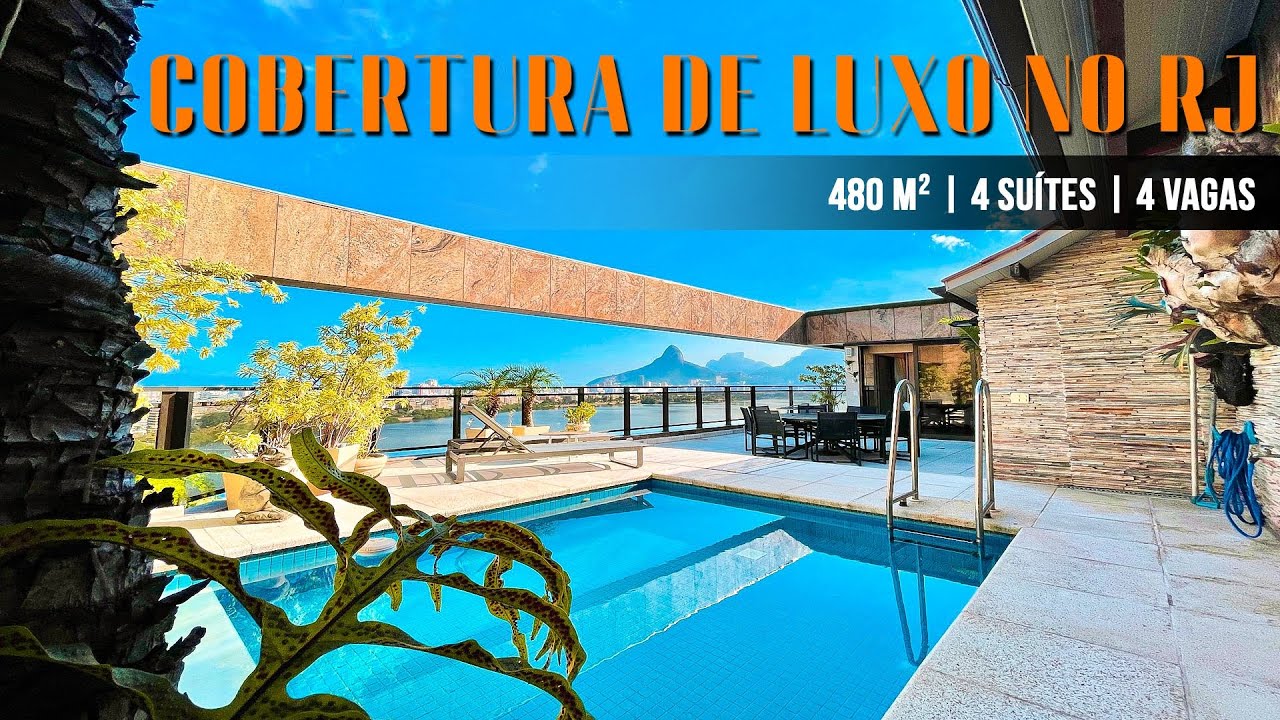 Coberturade luxo na Lagoa Rodrigo de Freitas