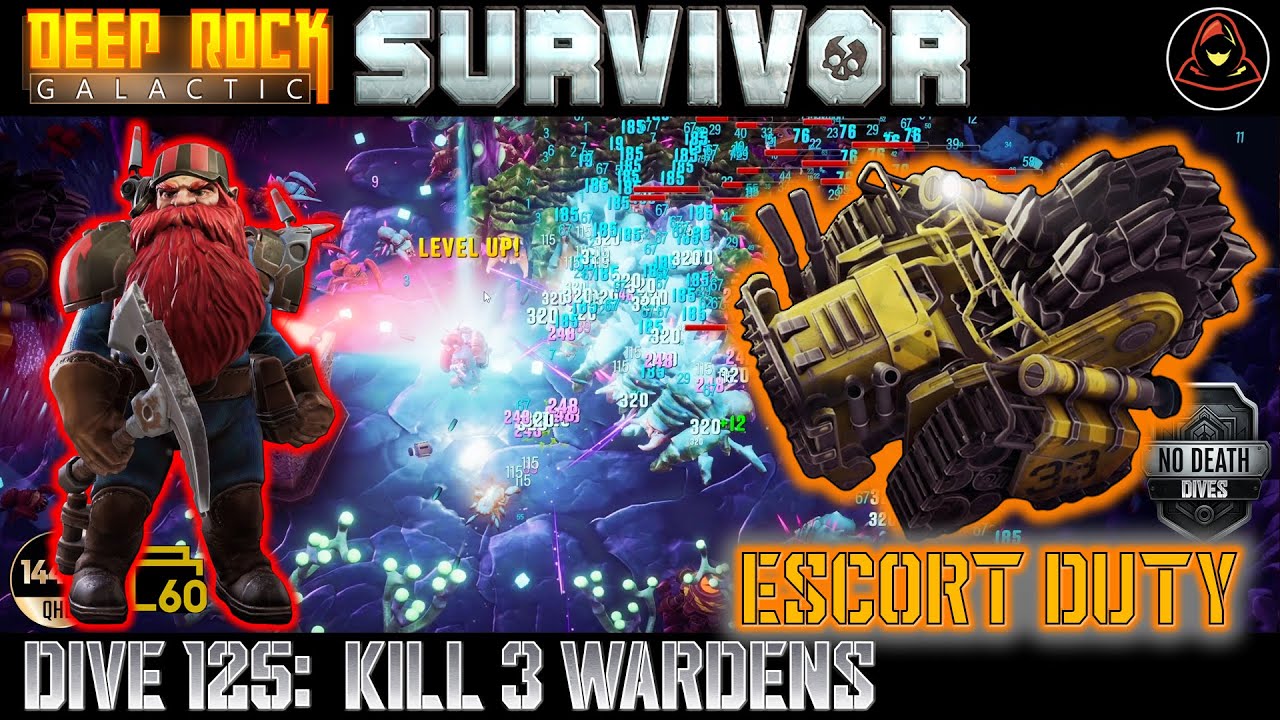 Deep Rock Galactic: Survivor | Dive 125: Escort Duty - Kill 3 Wardens