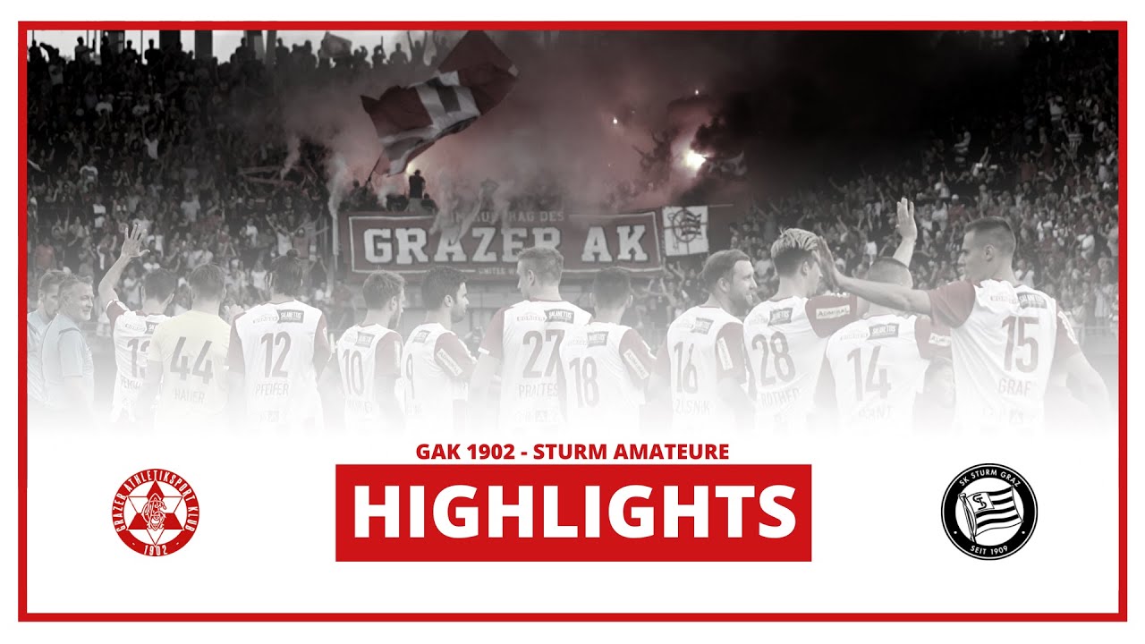 Regionalliga Mitte - 2. Runde: GAK - Sturm Amateure