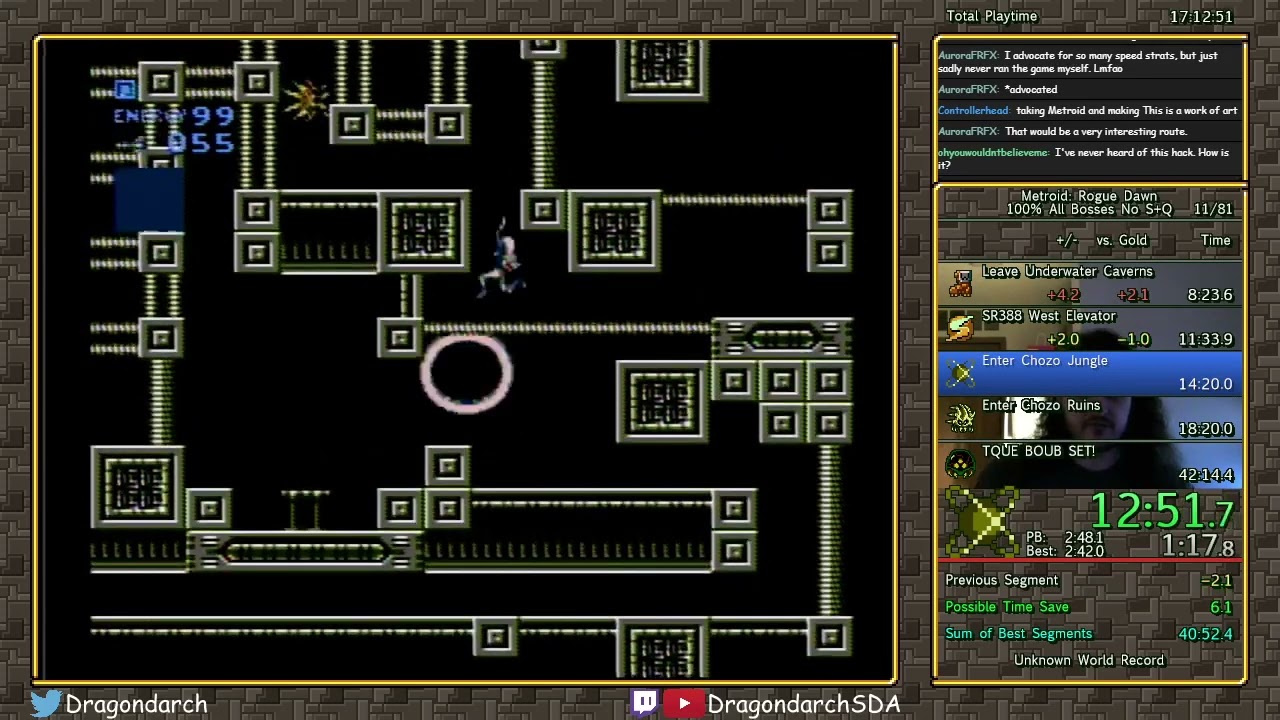 (NES) Metroid: Rogue Dawn - 100% All Bosses No S&Q in 0:40:45