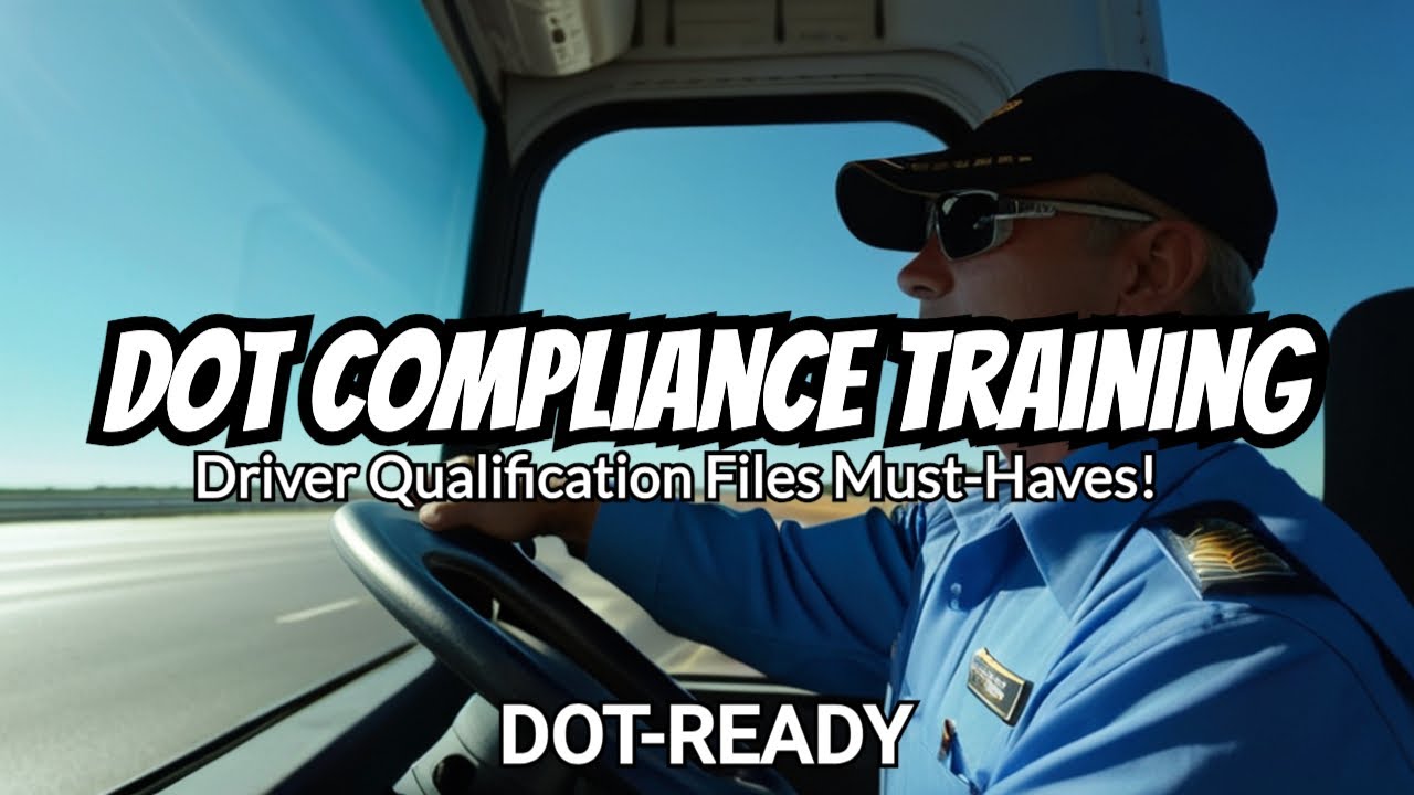 Stay DOT Compliant: Mastering Driver Qualification Files Training! ALL YOU NEED TO KNOW | DOT-Ready