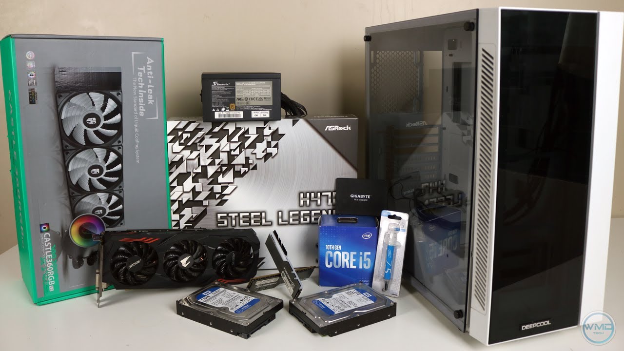 Intel PC Build ft. i5 10600 & Asrock H470 Steel Legend Time lapse (BFB Boost & Benchmarks)