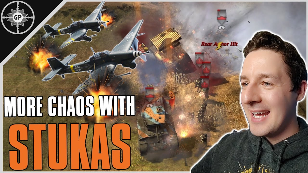 Stuka CAS Brings Chaos to the Allies!!! | Company of Heroes 2 Multiplayer