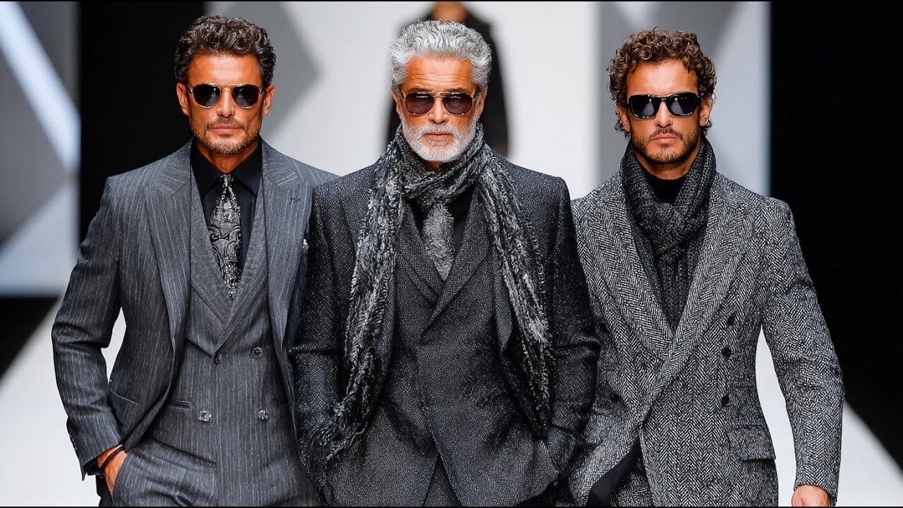 Giorgio Armani Inspired Fall Winter 2025 – Modern Refined Style for Men Over 50