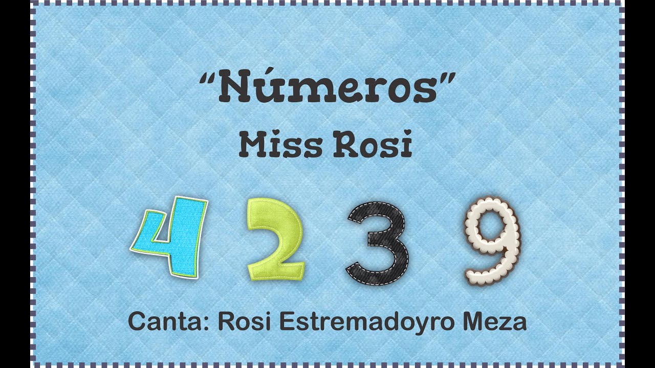 02 Números - Miss Rosi