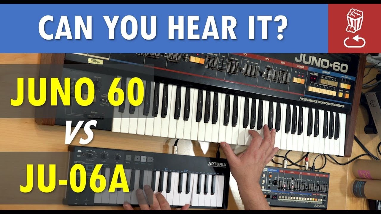 Roland JU-06A против JUNO 60 // Заметите разницу? (Обзор JU06A)