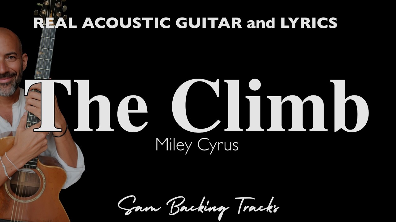 The Climb - Miley Cyrus (Acoustic Karaoke | Female Key)