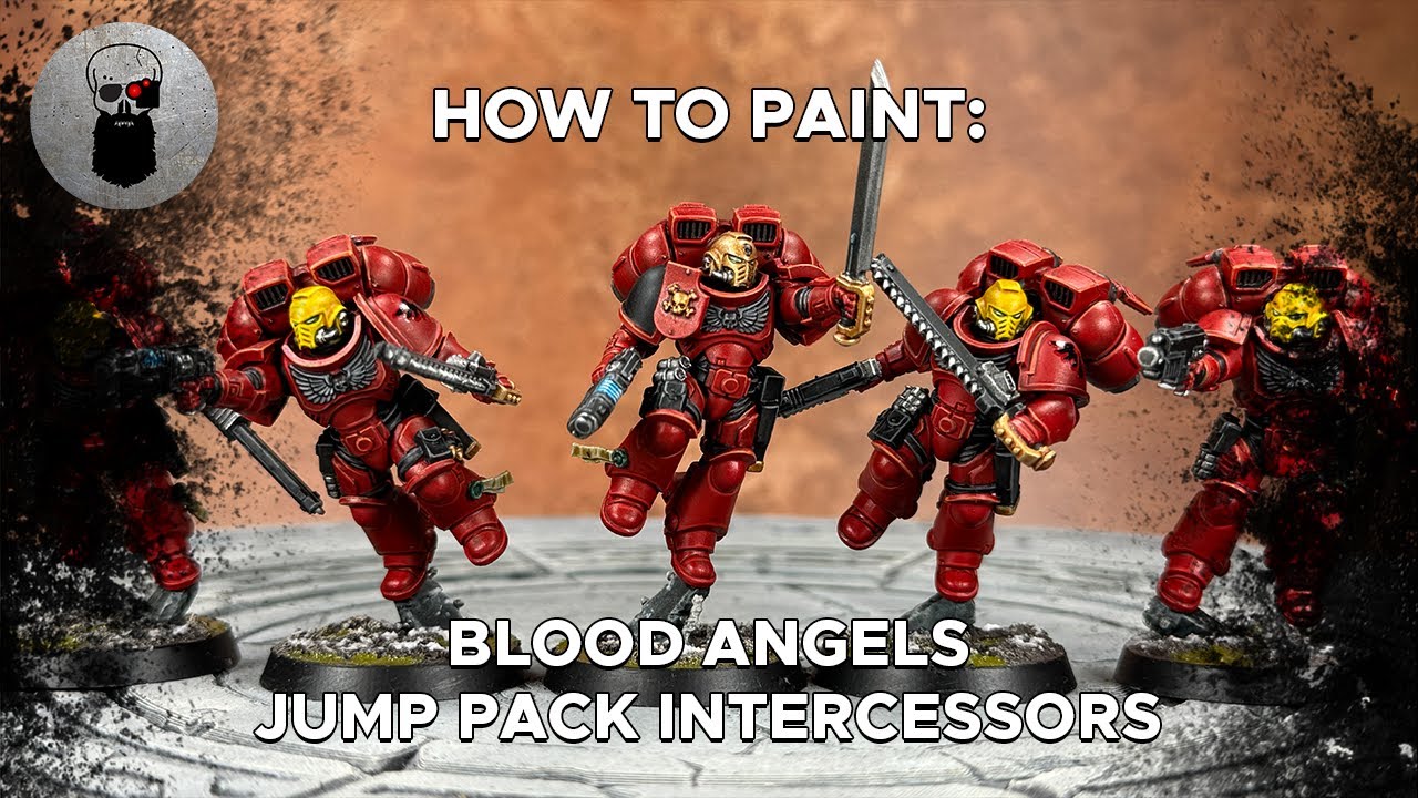 Contrast+ How to Paint: Blood Angels Jump Pack Intercessors