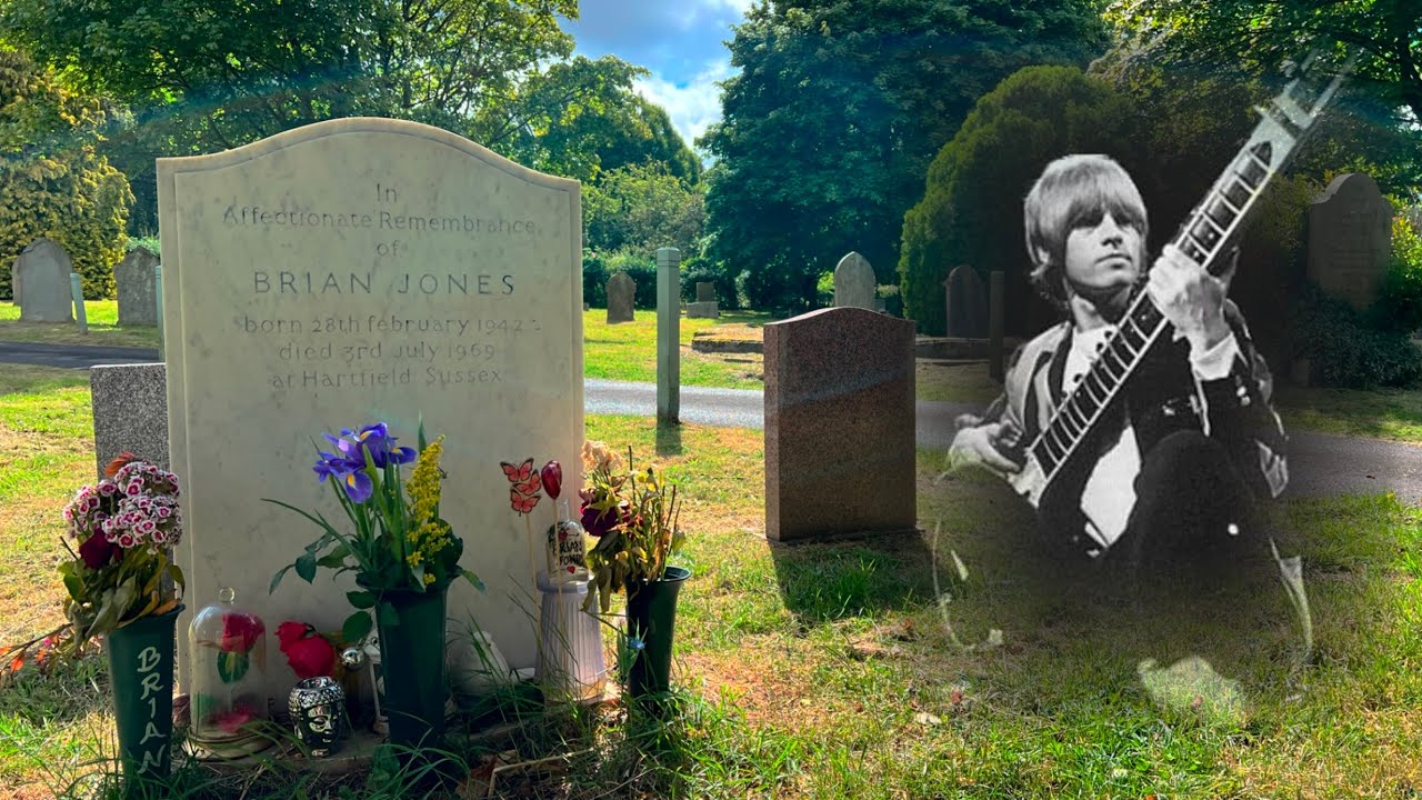 Grave of Rolling Stones founder Brian Jones