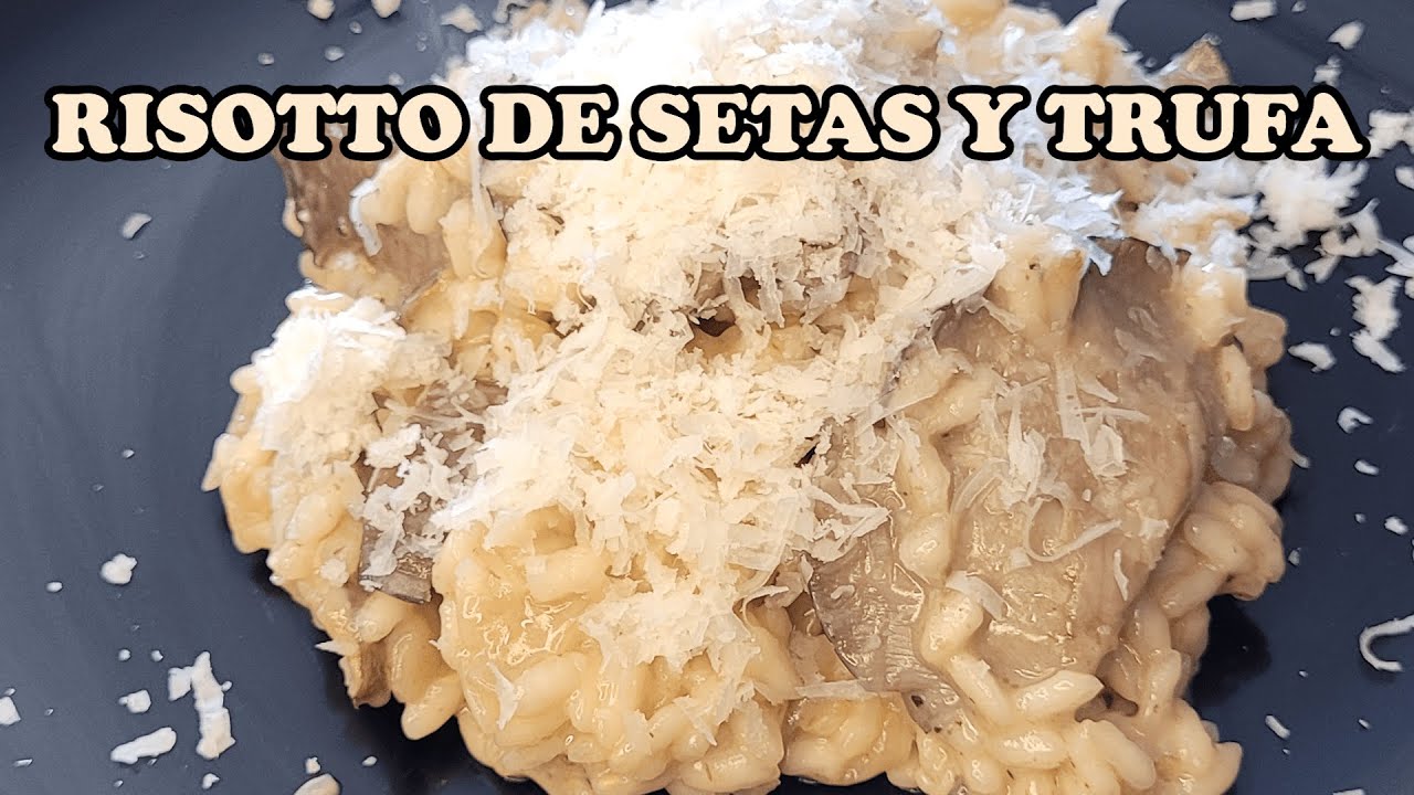 RISOTTO de SETAS y TRUFA🍄👩🏻‍🍳