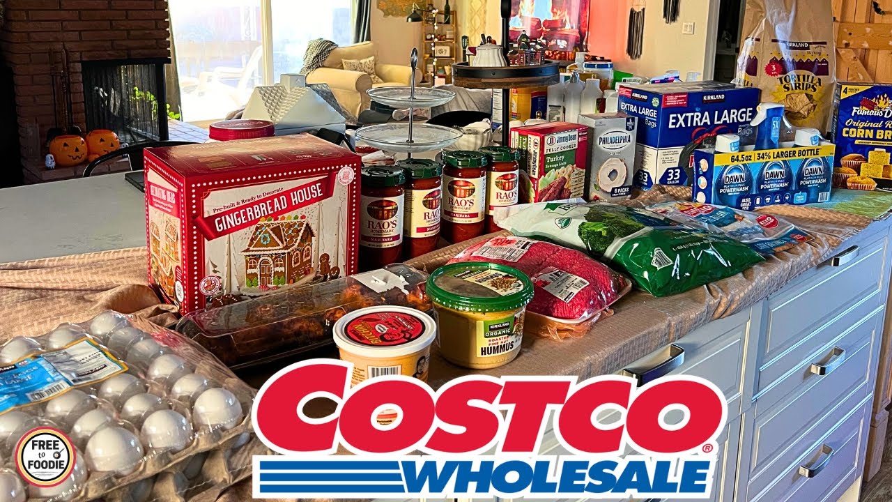 🚨November COSTCO Grocery HAUL 2024 💫$150 *Family Budget Groceries*Rao's, Dawn, Jimmy Dean, Cornbread