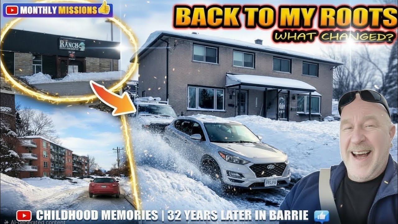 Back to Barrie After 32 Years | Childhood Memories & What’s Changed✨#drive #maserati #travel #winter