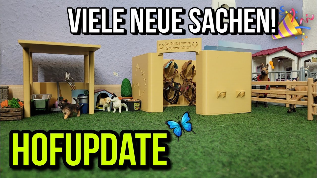 Hofupdate / Hoftour 🐴 Sachen für Schleich aus dem 3D Drucker?! 😍🫣