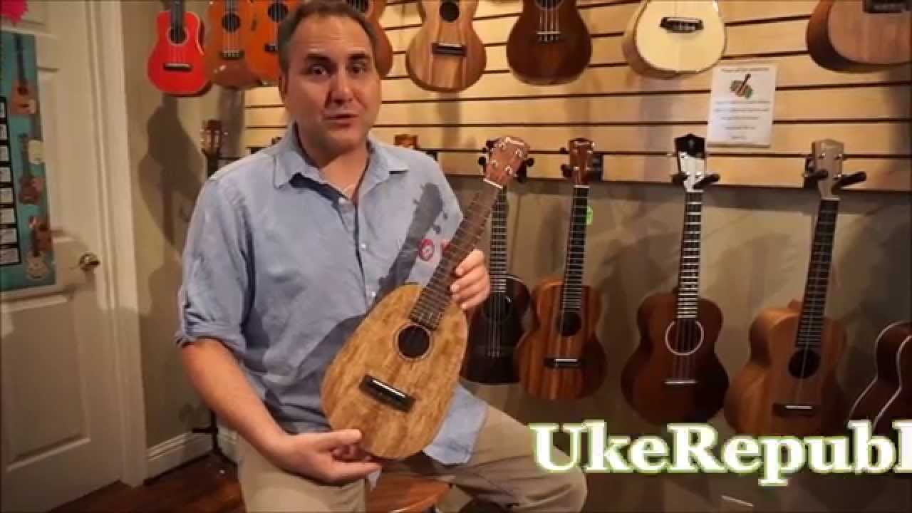 Pono MGCP Solid Figured Mango Concert Pineapple - Demo by UKE Republic