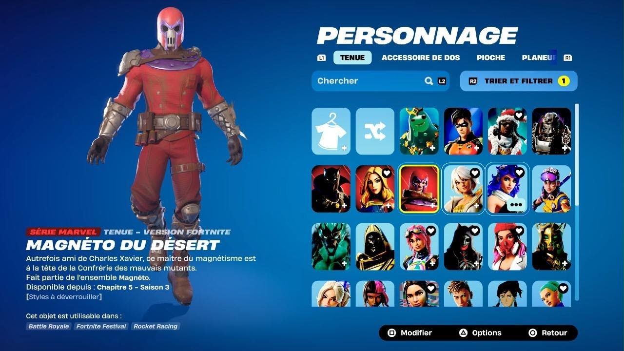je vous montre mon casier fortnite