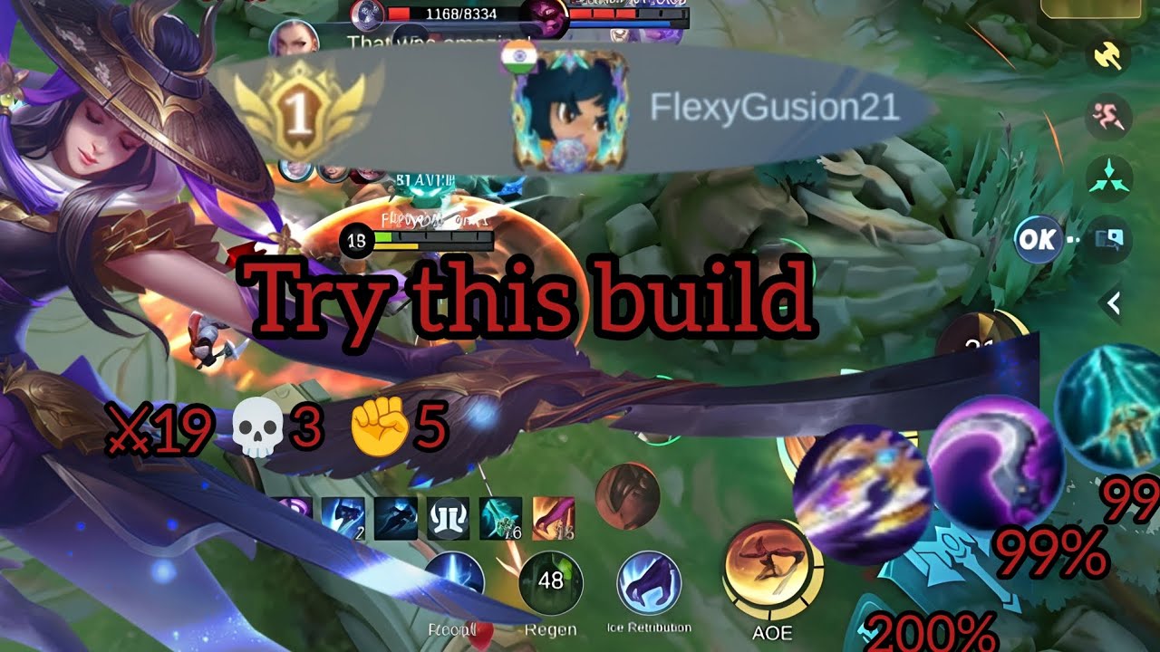 FANNY TOP 1 SOLO GAME CARRY+I TRIED THIS SECRET FANNY BUILD AND THIS HAPPENED FAST ROTATION MLBB 