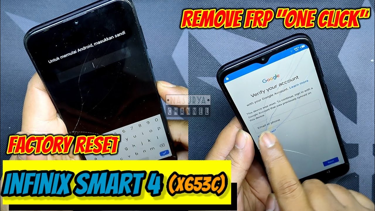 Factory Reset II Bypass FRP/Remove FRP INFINIX SMART 4 (X653C) ONE CLICK !!
