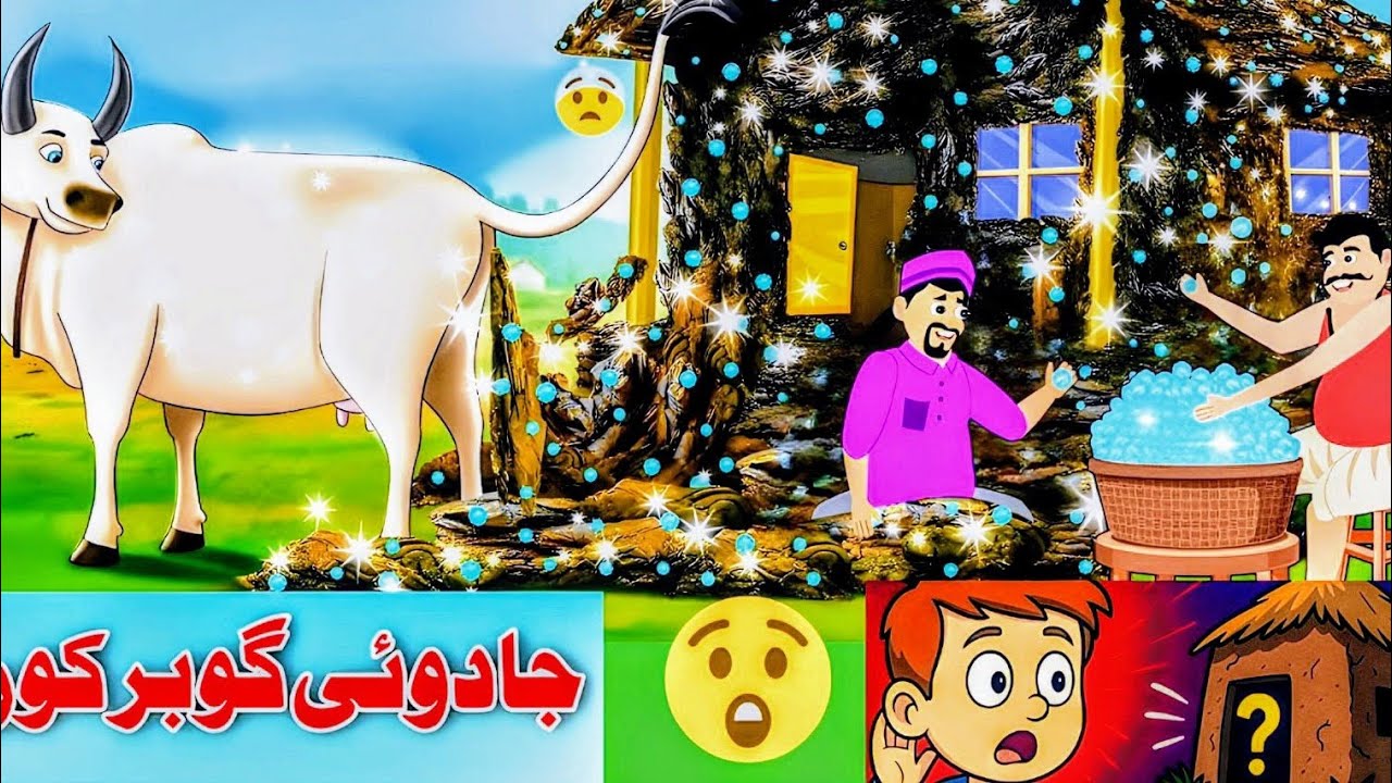 Magical Dung House | Pashto Cartoon Story | Pashto Cartoon | New Pashto Kahani 2025 | 