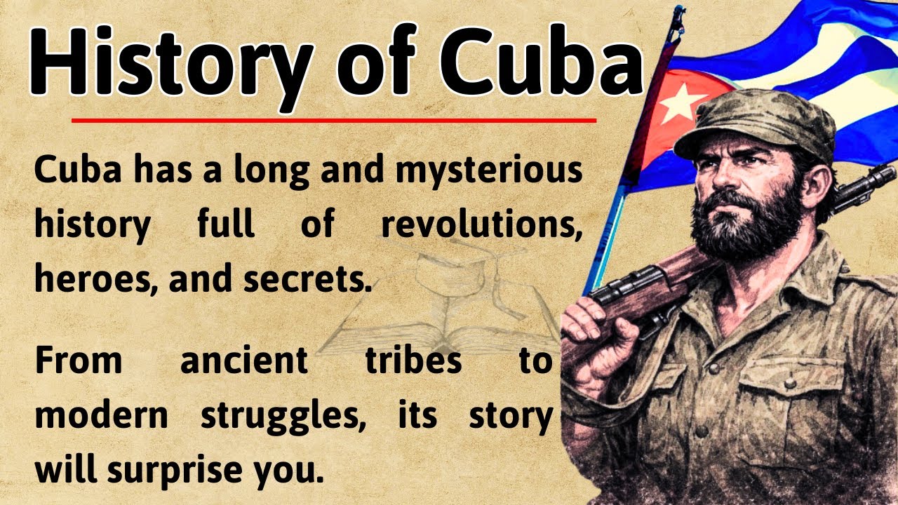 The History of Cuba🔥 || Learn English Through Story Level 2 ✅|| Graded Reader 🎧📚