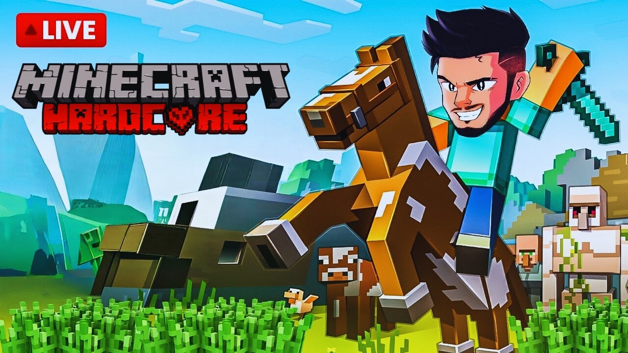 Minecraft Hardcore Game Streaming 🤯 #shorts #minecraft #livestream #gamerfleet #shortslive