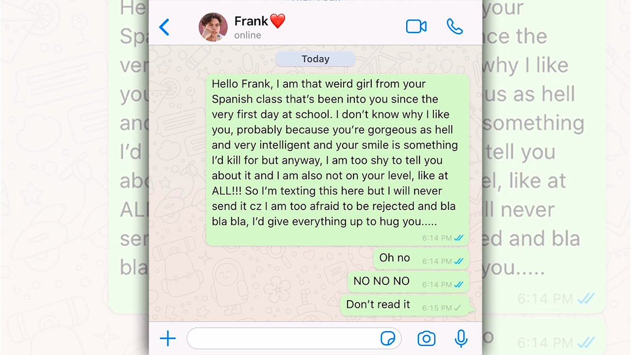 Telling my crush I like him (gone right!?❤️)