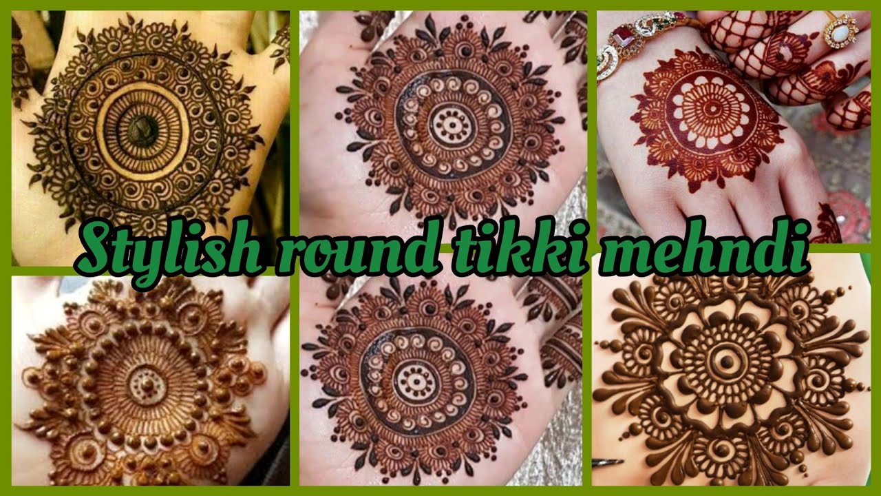 Round Mehndi Designs For Back and Front Hand / Circle Mehndi / Gol Tikki Mehndi Design 2022