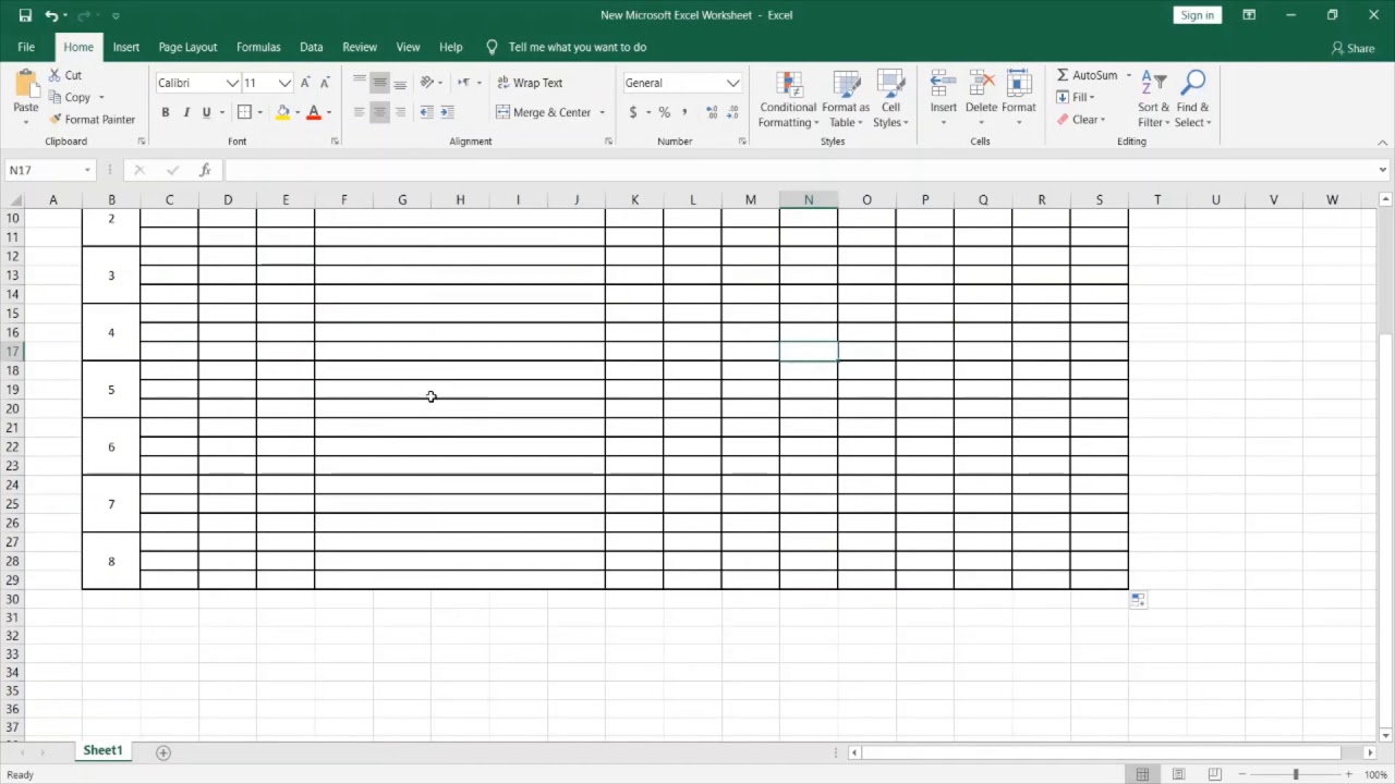 Create Your Own DB (Distribution Board) Load Panel Schedule Template Using Excel Sheet (Part 1)