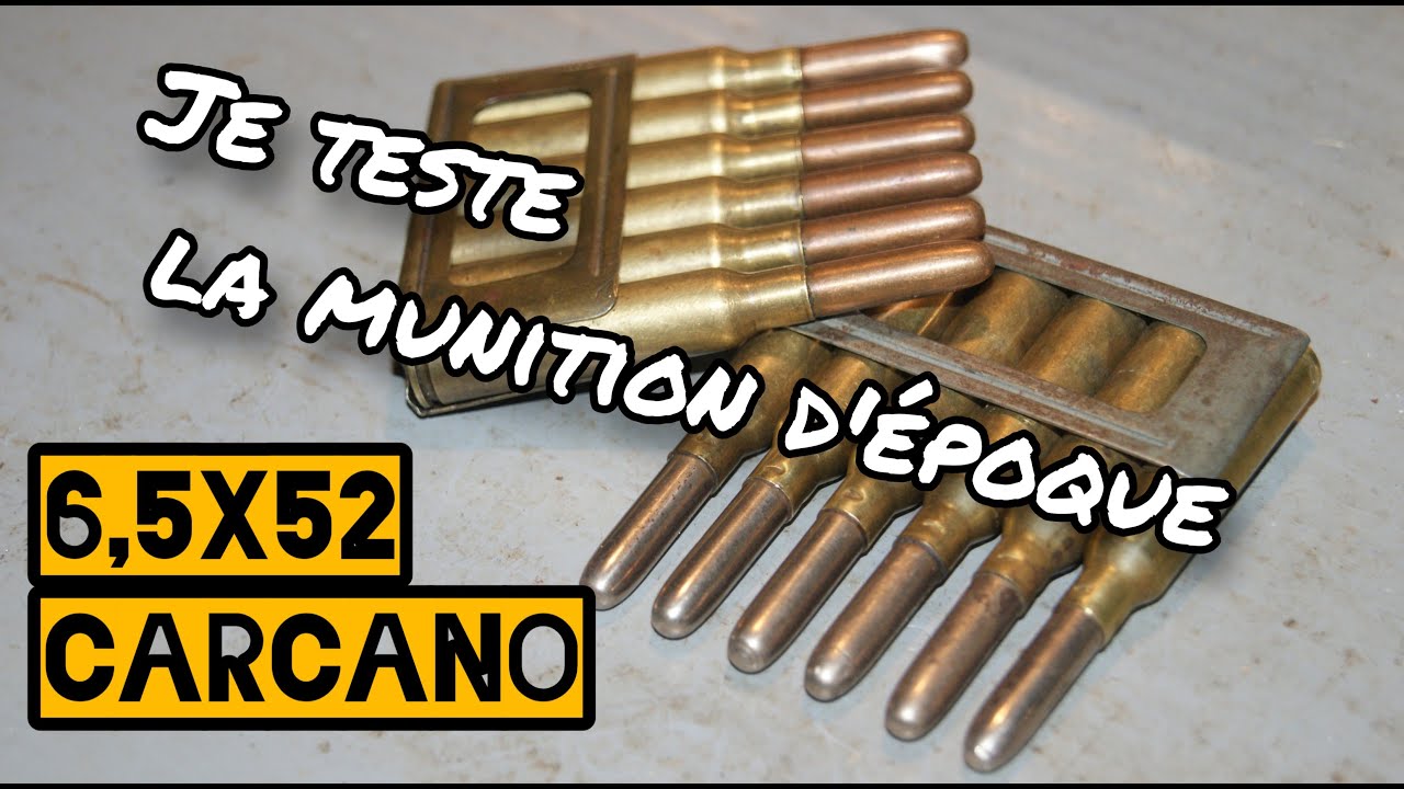 6,5x52 CARCANO  Munitions WW2 à l'essai (Part1)