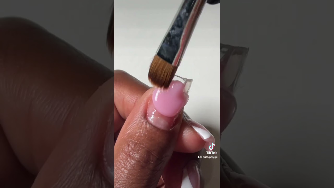 Detailed Polygel Tutorial 🥰 #nailtutorial #polygel #polygelnails #nailtech #nails #nailsathome