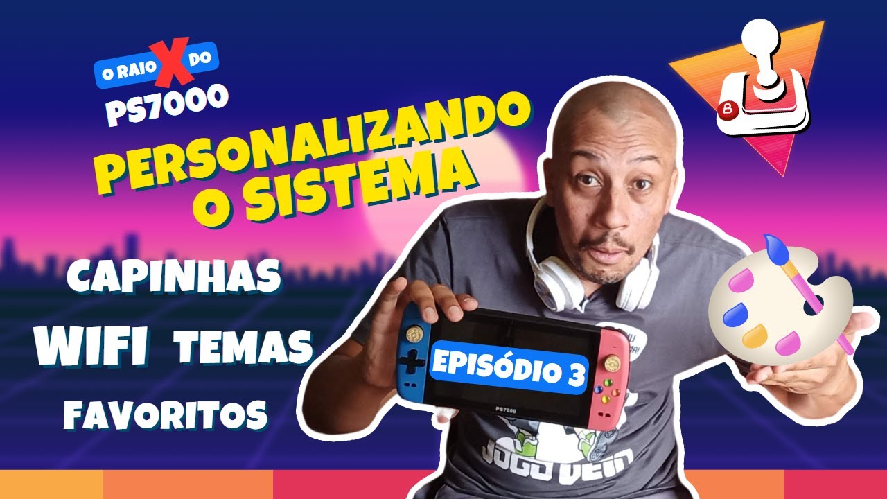 👾☢️O Raio X do #ps7000 - #ep03 Personalizando o #batocera