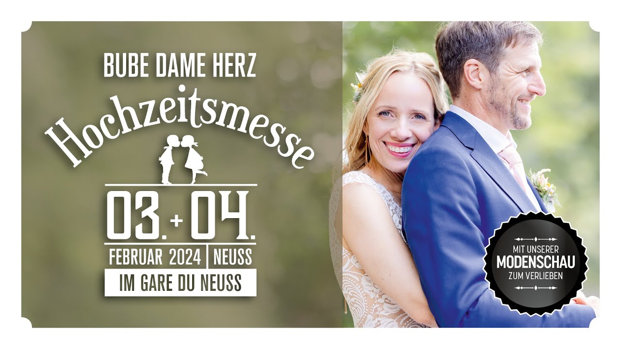 Bube Dame Herz - Hochzeitsmesse 2024 im Gare du Neuss