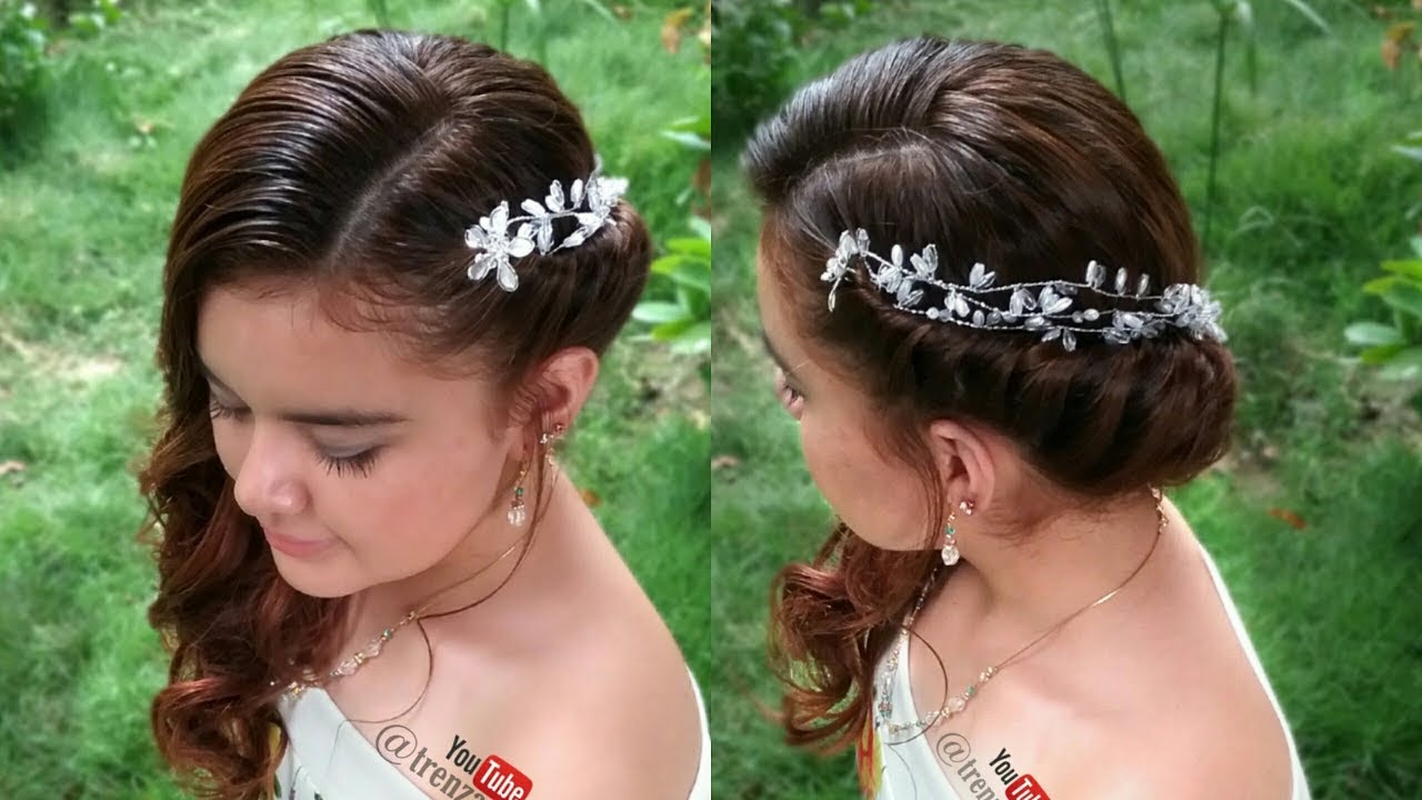PEINADO ELEGANTE RECOGIDO FÁCIL |GRADUACIÓN BODAS NOVIAS XV 15 AÑERAS COMUNIÓN|trenzas nmba