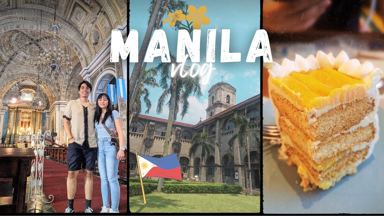 exploring new & old manila  🇵🇭 intramuros, bgc, zack tabudlo, jordan store, filipino food and snacks