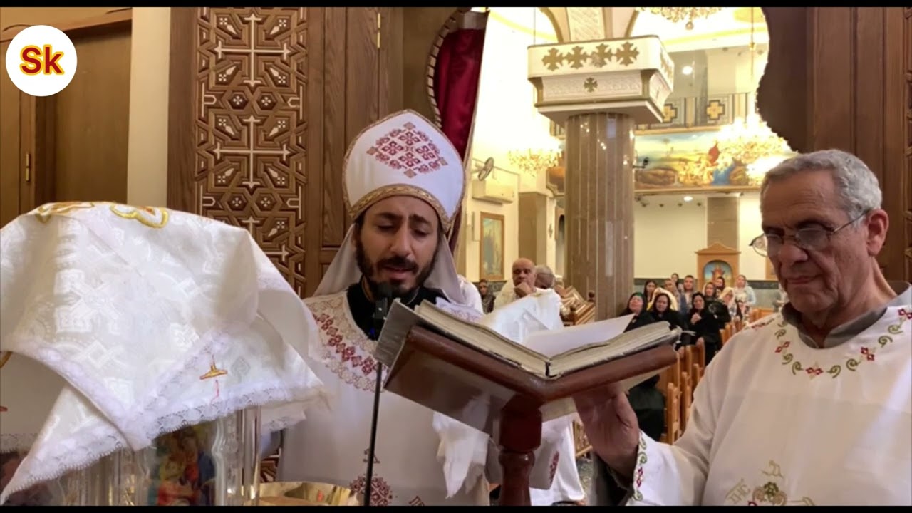 كنيسة رئيس الملائكة ميخائيل برزقه الدير المحرق ابونا القس كاراس مرزق.