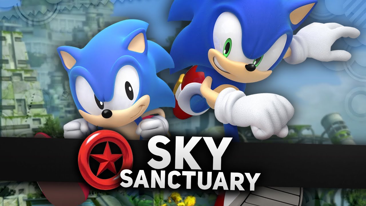 Sonic Generations - All Sky Sanctuary Acts 1 & 2 Red Star Ring Locations + S-Ranks (4K)