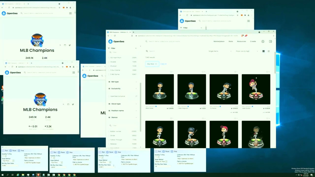OpenSea Bot  NFT Trading Bot 2021  Fast Buy / Sell NFT software / NFT Bot | FULL VERSION!