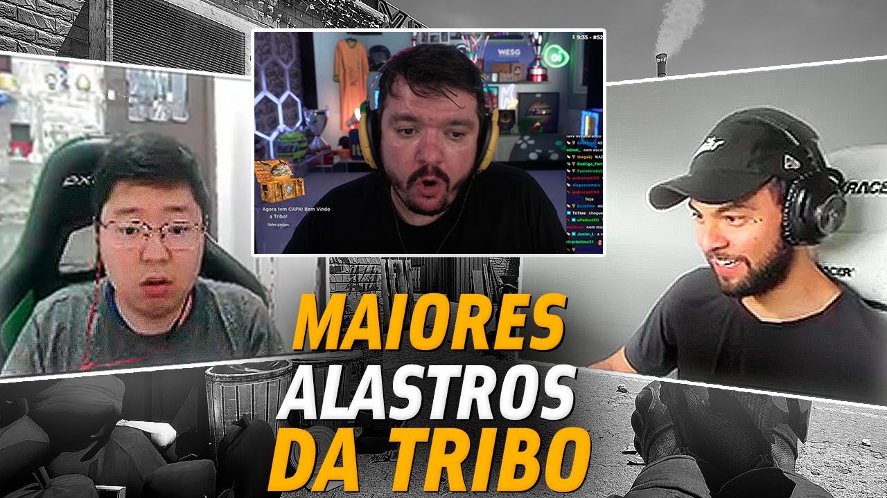 Os maiores alastros feitos nas STREAMS da tribo (Liminha, Nak, Gaules, BT, Steelega...)