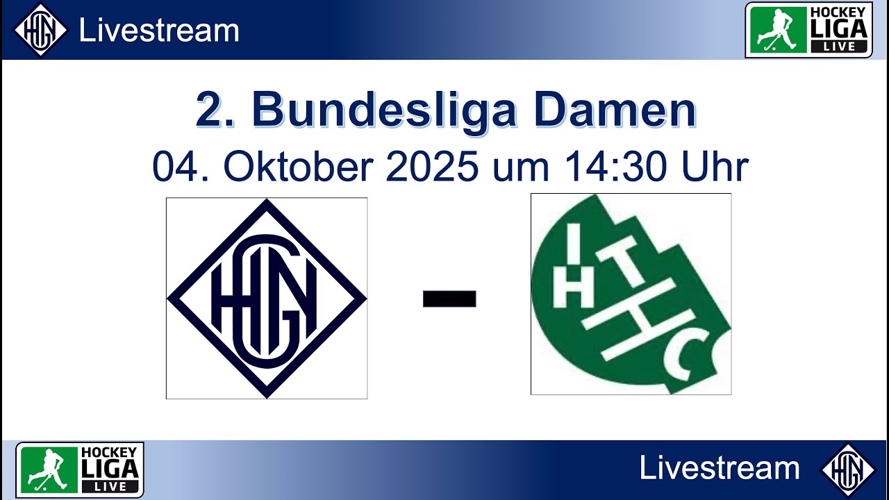 HGN.Live - HGN vs. HTHC - 2. Bundesliga Süd - 04.10.2025 - 14:30 Uhr