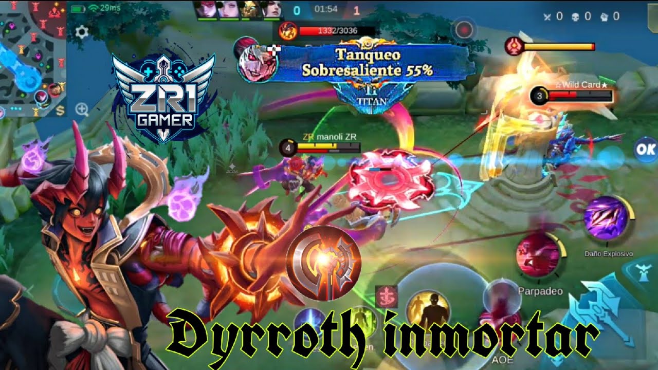 Dyrroth inmortar😈🤫🔥🔥#mlbb #dyrroth #mobilelegends #mlbb#latam 