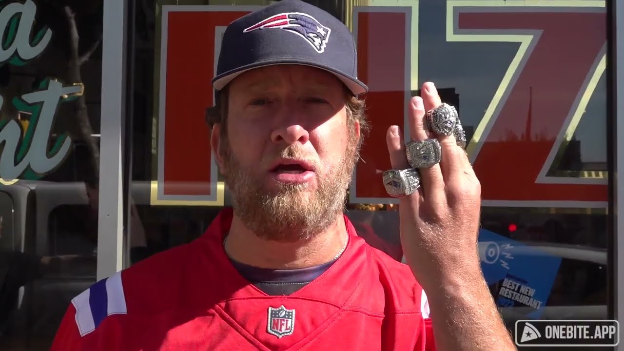 Barstool Pizza Review Dave Portnoy jettisons 2 Gem Stones Diamonds off Patriots Super Bowl rings??