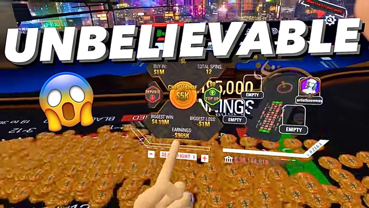 What a Comeback looks like in Pokerstars VR - roulette wins