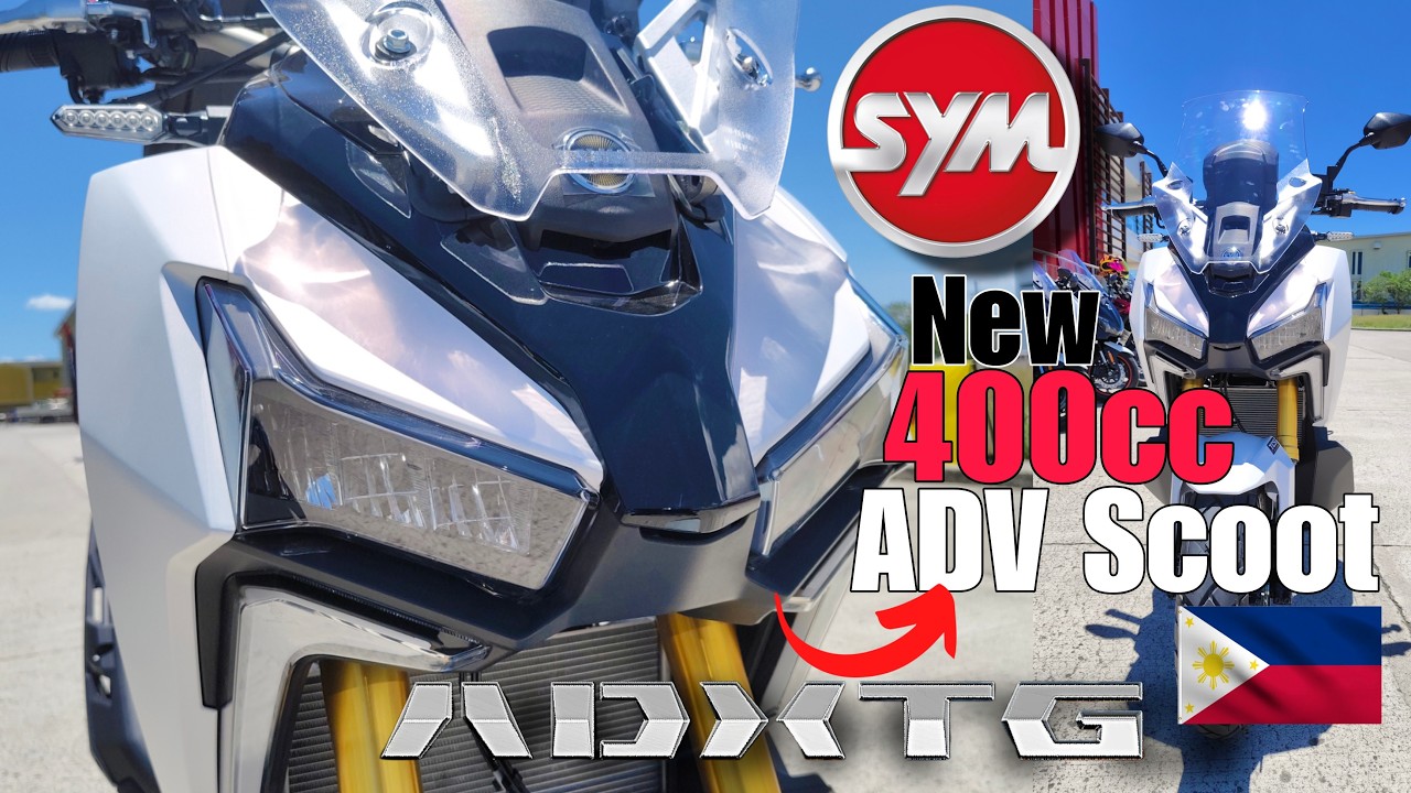 New  2025 SYM ADXTG 400 - Launch +Price + Walkaround of Actual Unit and Specs, Features - Beautiful