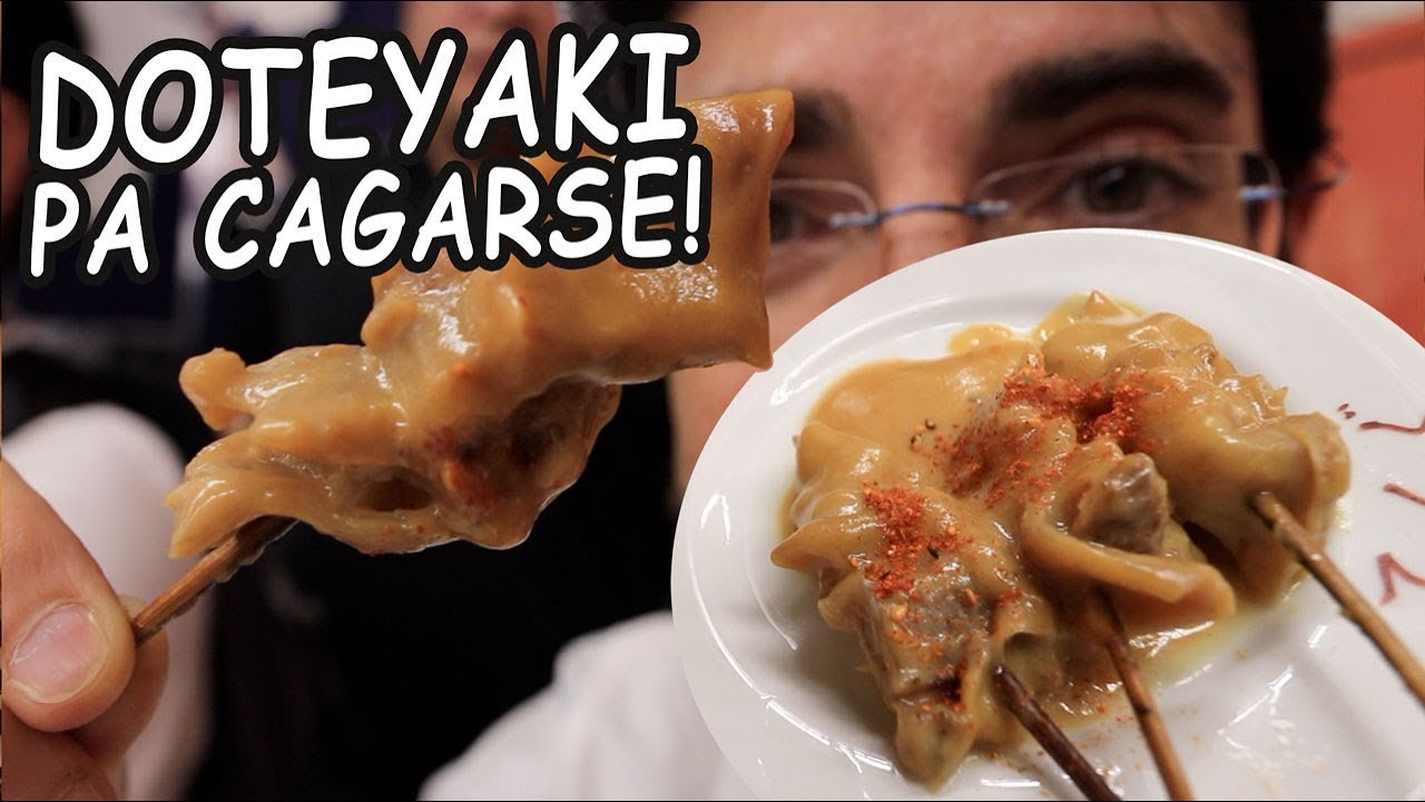 ¡TIENES QUE PROBAR ESTE DOTEYAKI! - BARES EN OSAKA