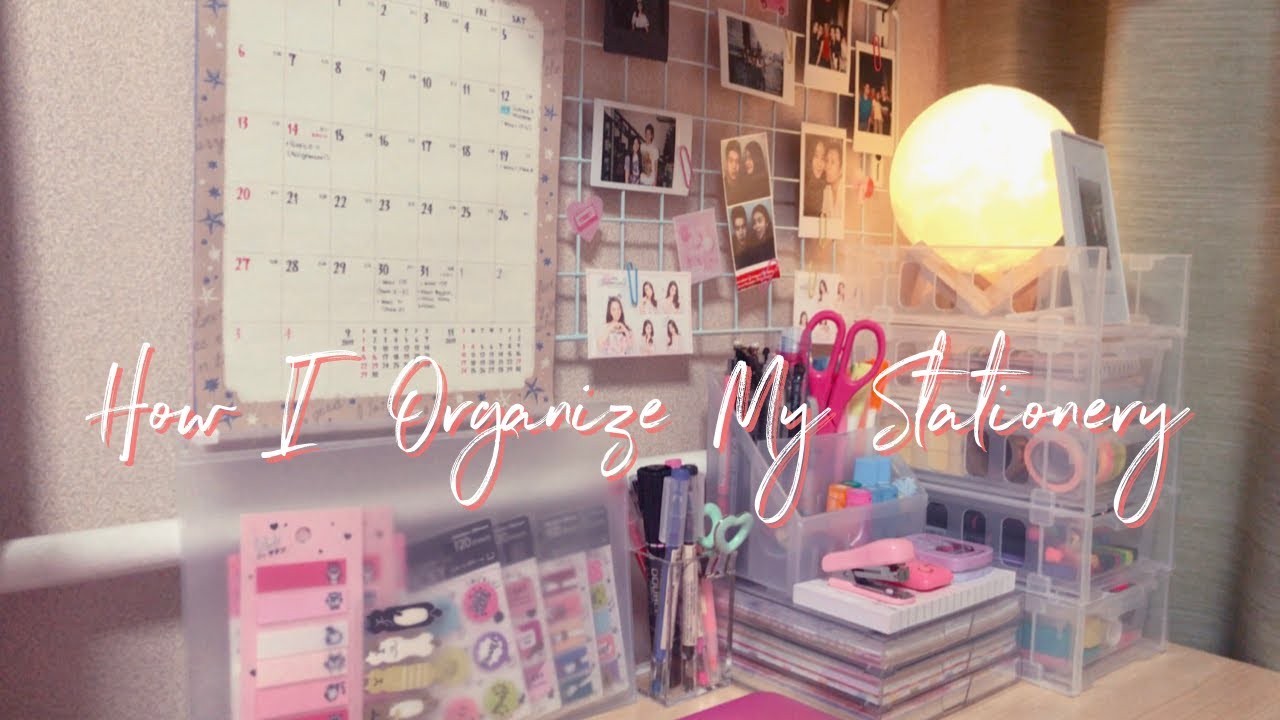 How I Organize My Stationery 🍑 | Trisha Lucero
