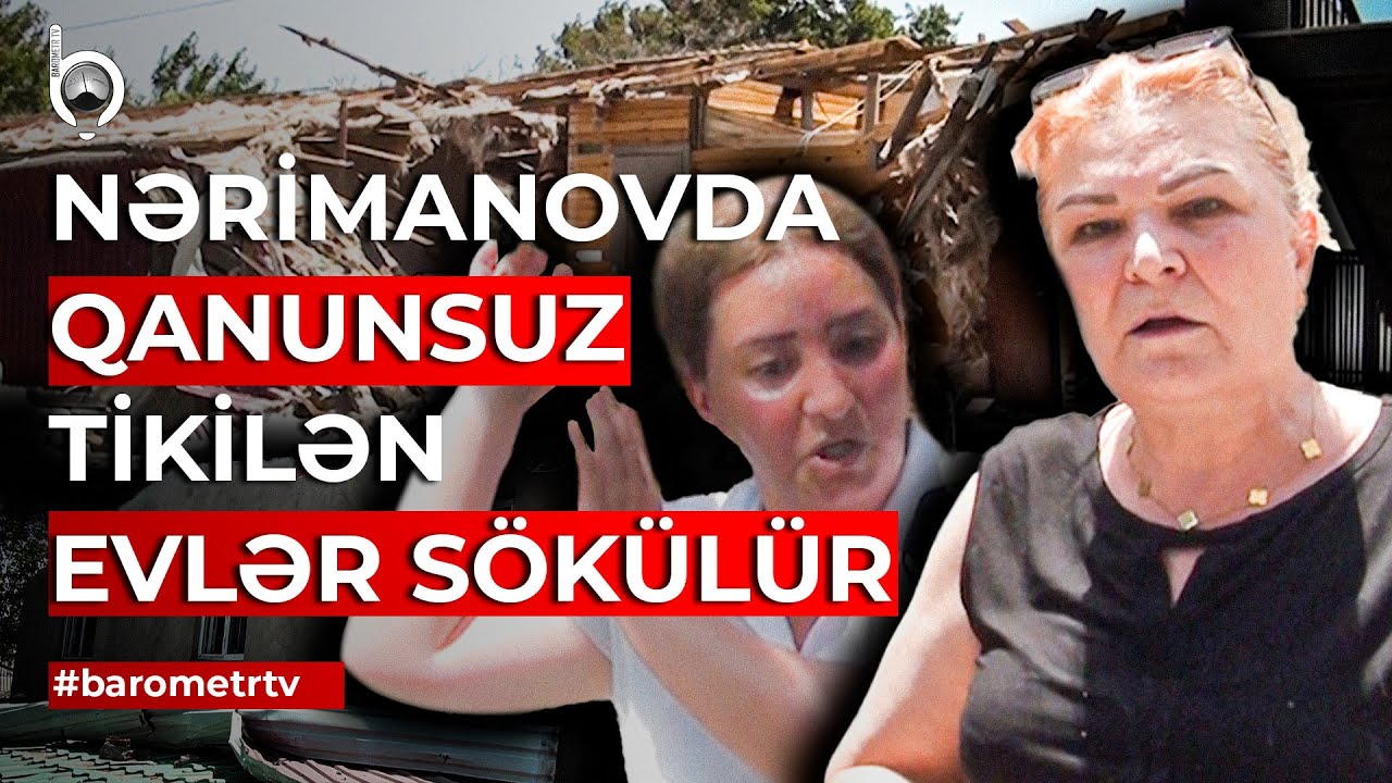 Qanunsuz tikib kirayə verdilər | Nərimanovda söküntü başladı | Barometr TV