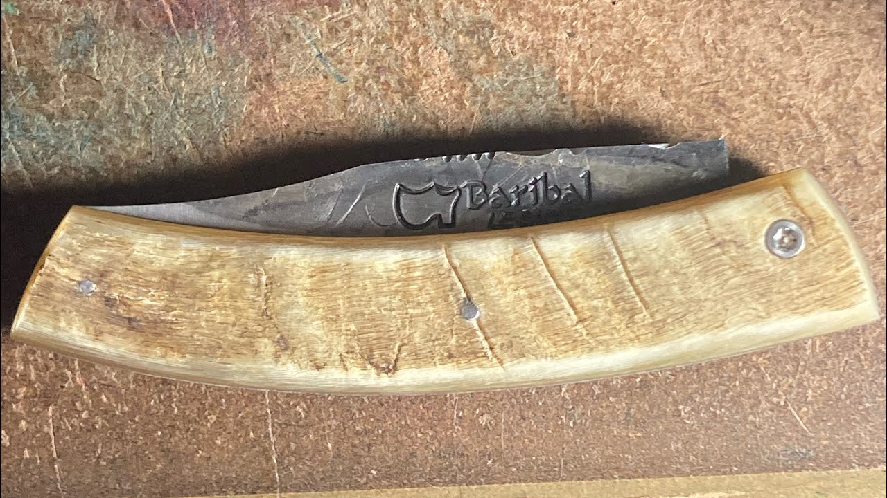 Baribal Ram Horn Pocket Knife by Le Sabot French Knife Made in France