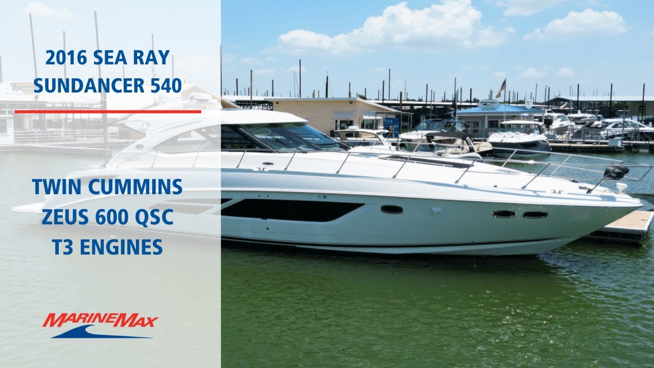 2016 Sea Ray Sundancer 540  I  MarineMax Dallas Yacht Center