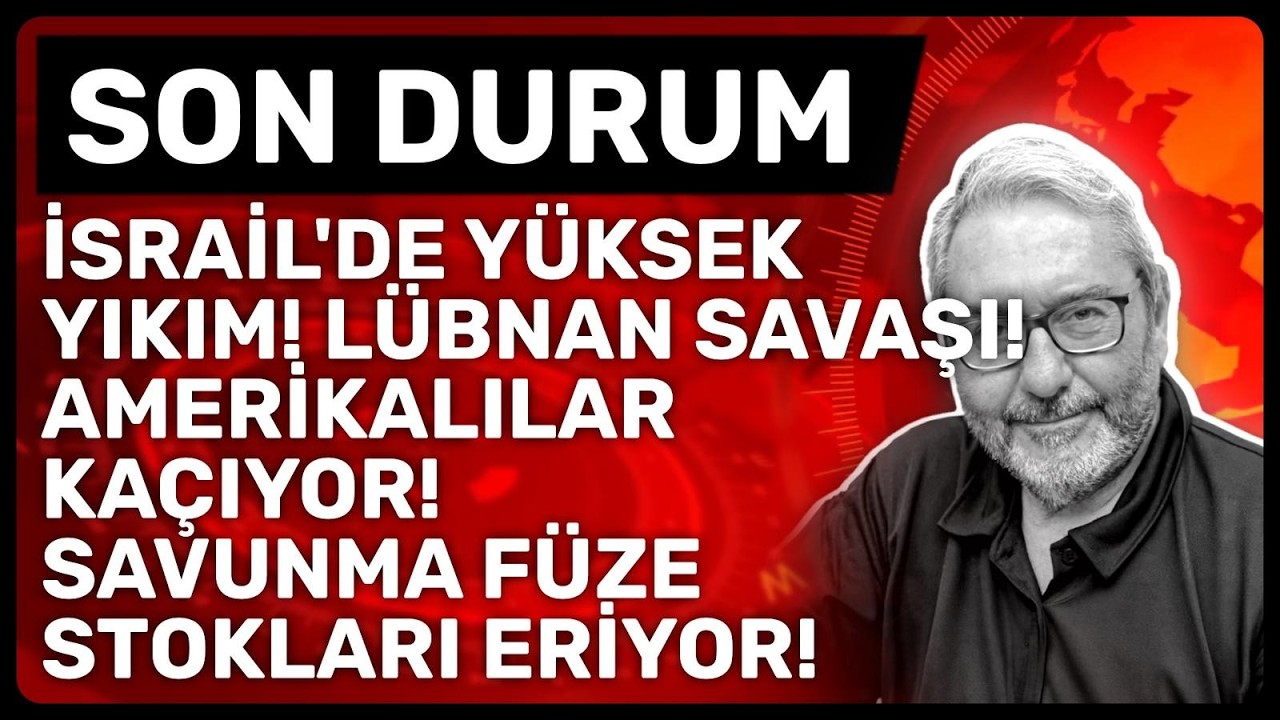 SON DURUM İSRAİL'DE YÜKSEK YIKIM! LÜBNAN SAVAŞI! AMERİKALILAR KAÇIYOR! SAVUNMA FÜZE STOKLARI ERİYOR!