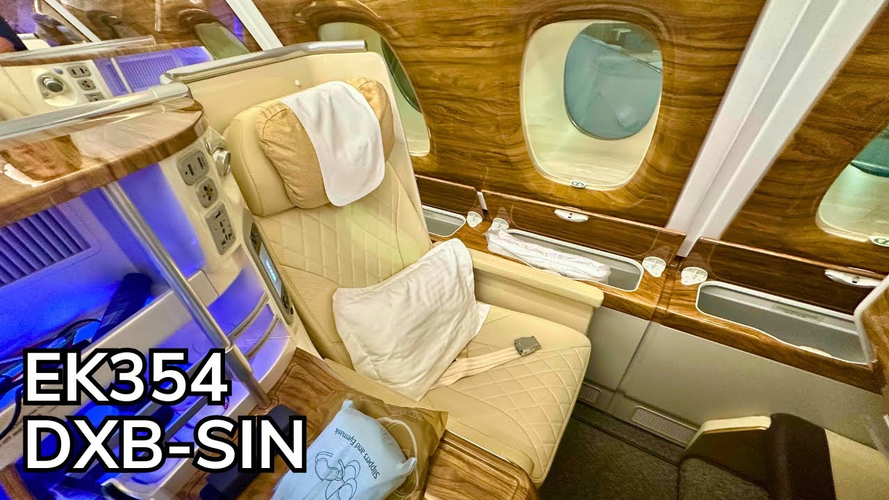 Обзор рейса бизнес-класса Emirates A380 EK354 из Дубая в Сингапур в сентябре 2025 г.