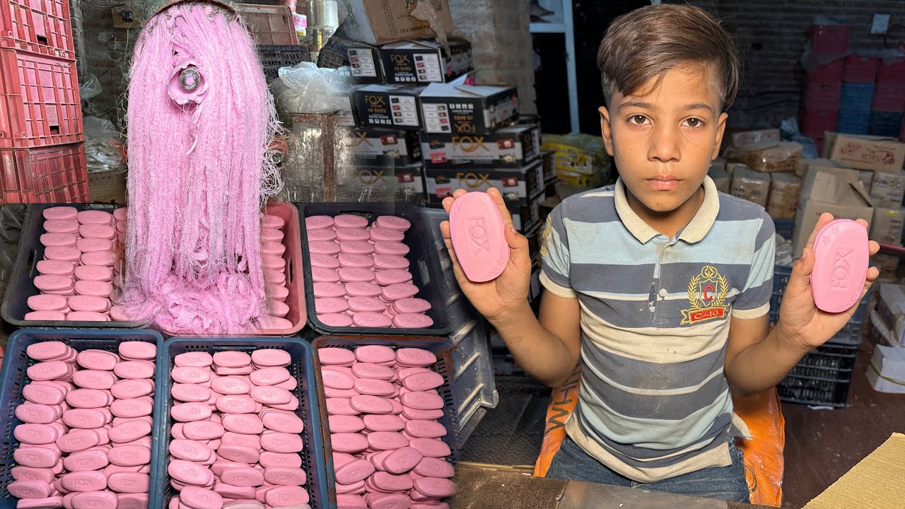 Inside Factory Process How Beauty Soaps Are Made | Mass Production of Bath Soaps
